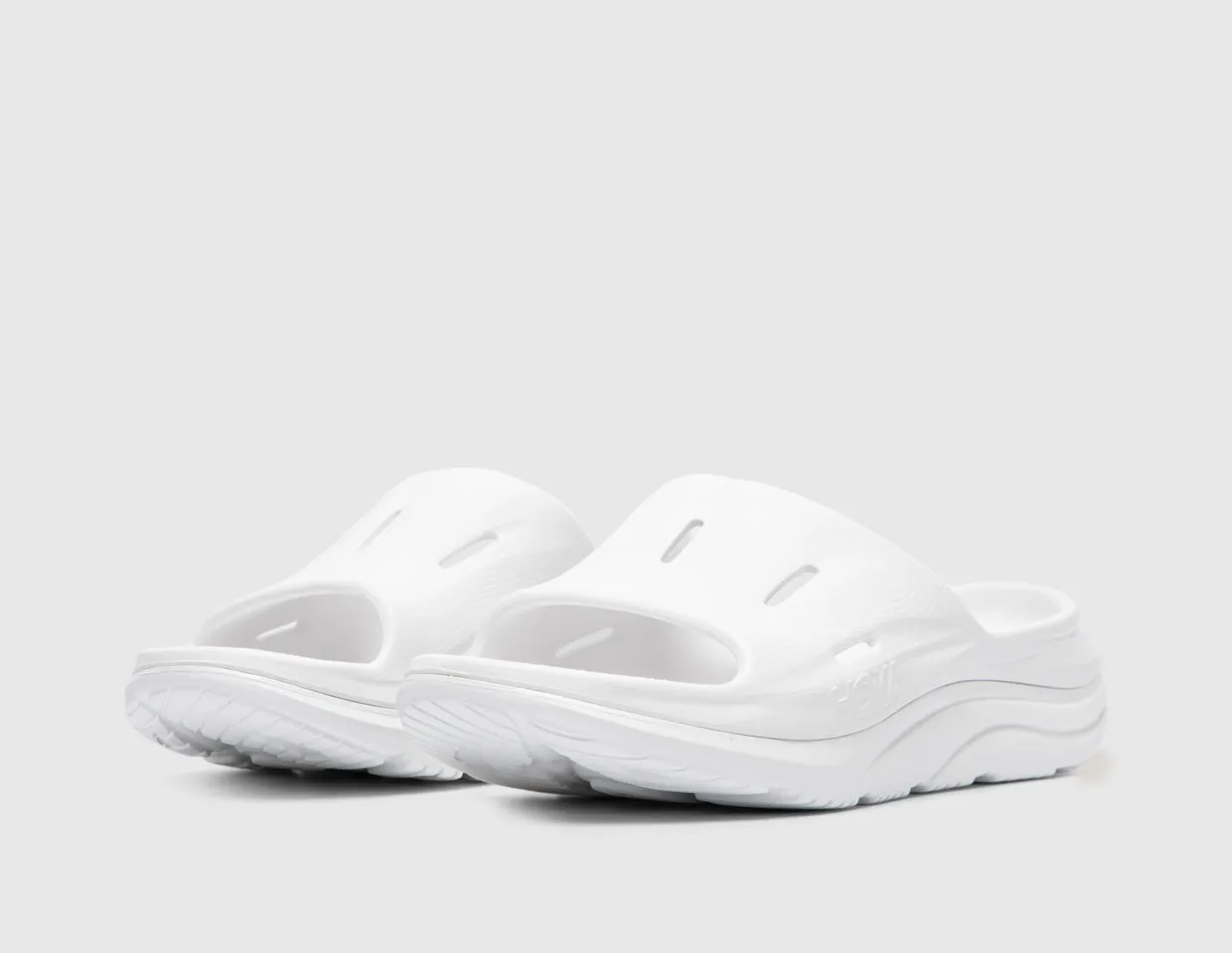 Hoka Ora Recovery Slide 3 White / White