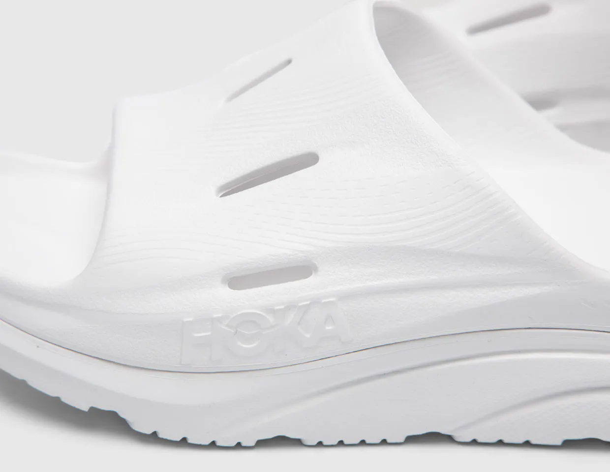 Hoka Ora Recovery Slide 3 White / White