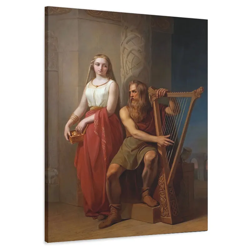 Idun and Bragi - Canvas Print