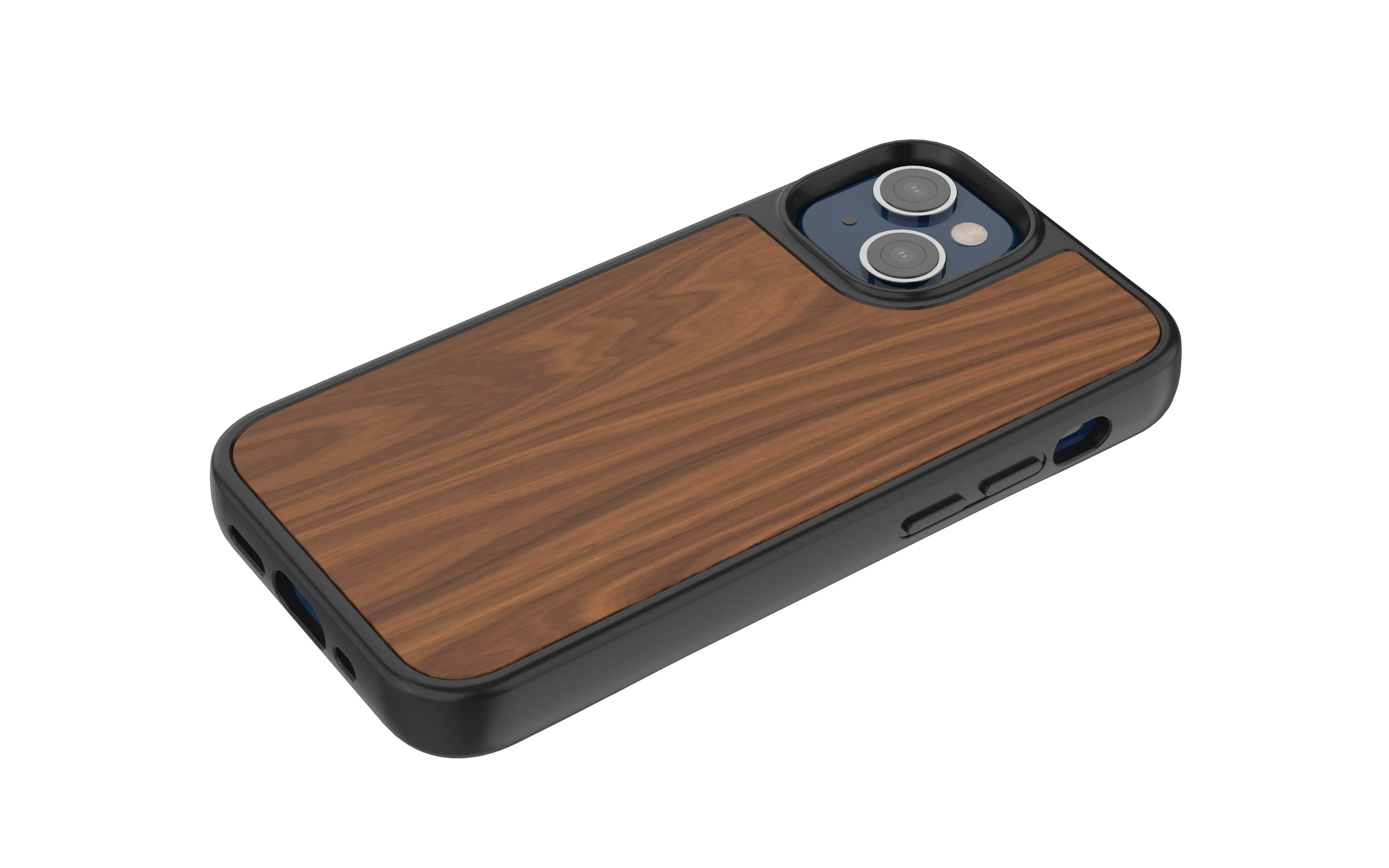 Impact Zero® Walnut Protective Case for iPhone 13 Mini