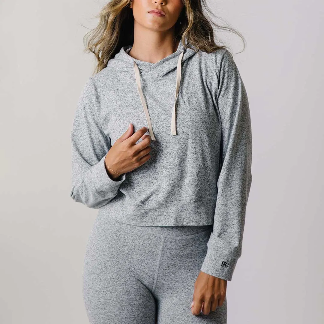 Intention Hoodie, Heather Grey