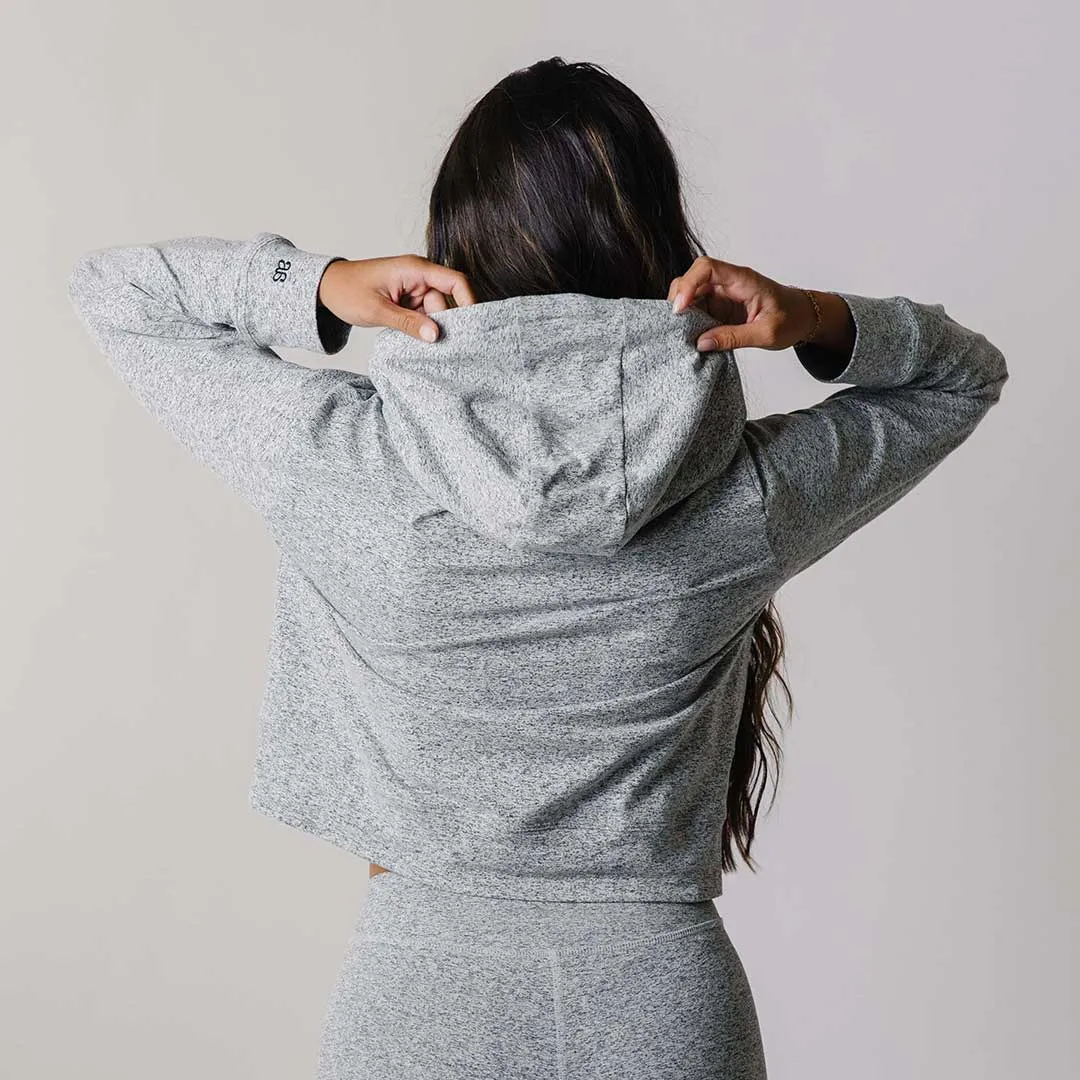 Intention Hoodie, Heather Grey