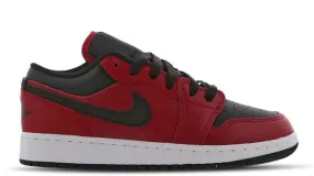 JORDAN 1 LOW GYM RED BLACK PEBBLED (GS)