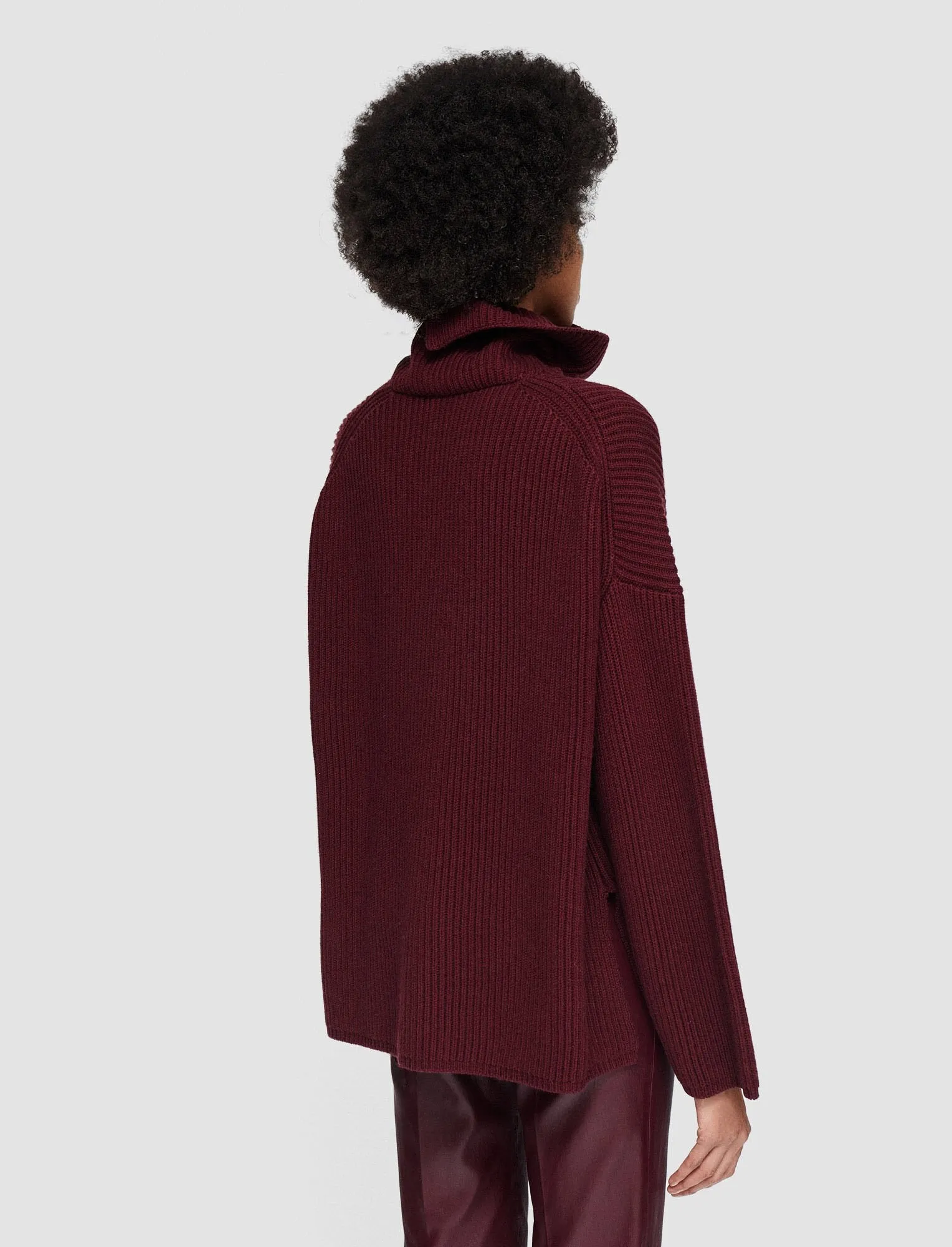 JOSEPH HIGH NECK LONG SLEEVE STITCH JUMPER