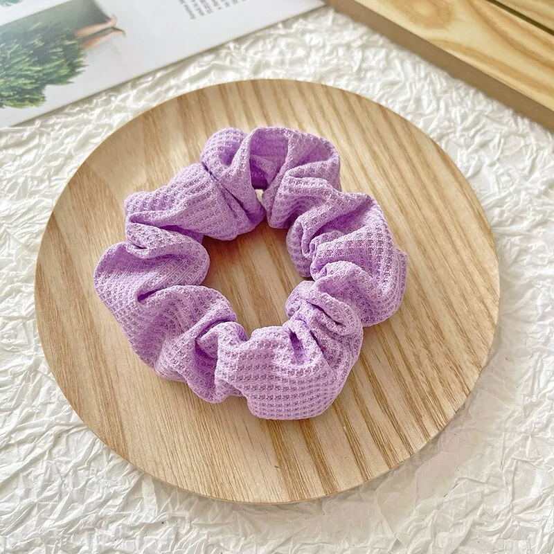 Kawaii Grape Color Scrunchie