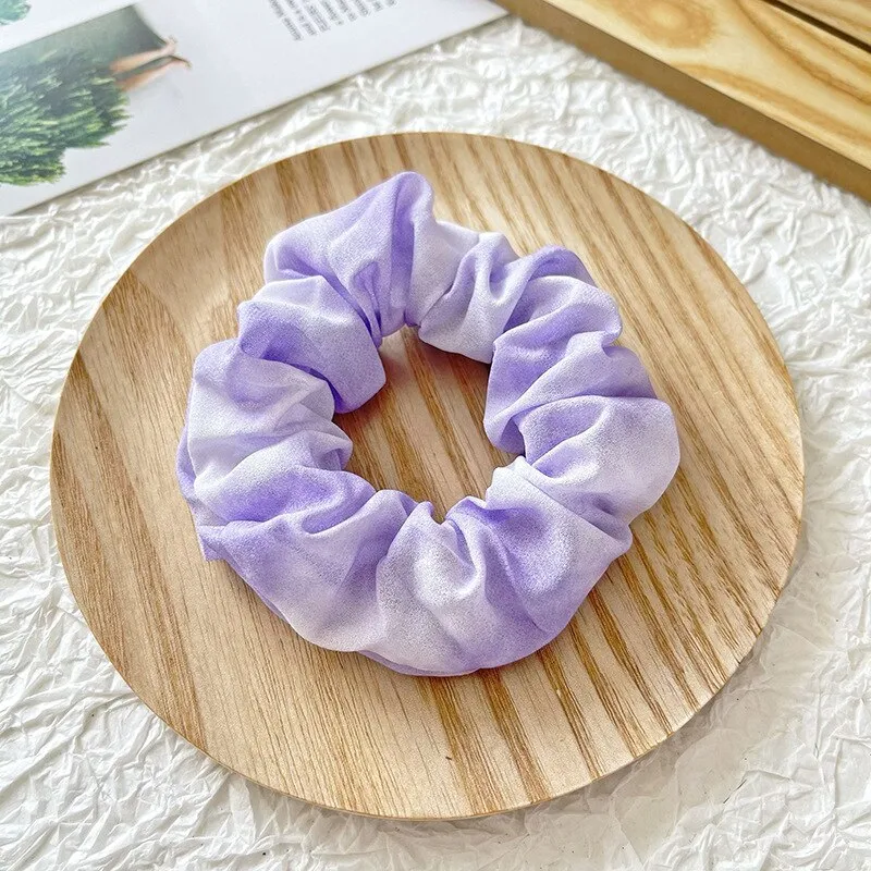 Kawaii Grape Color Scrunchie