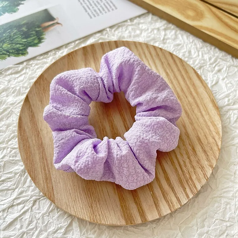 Kawaii Grape Color Scrunchie