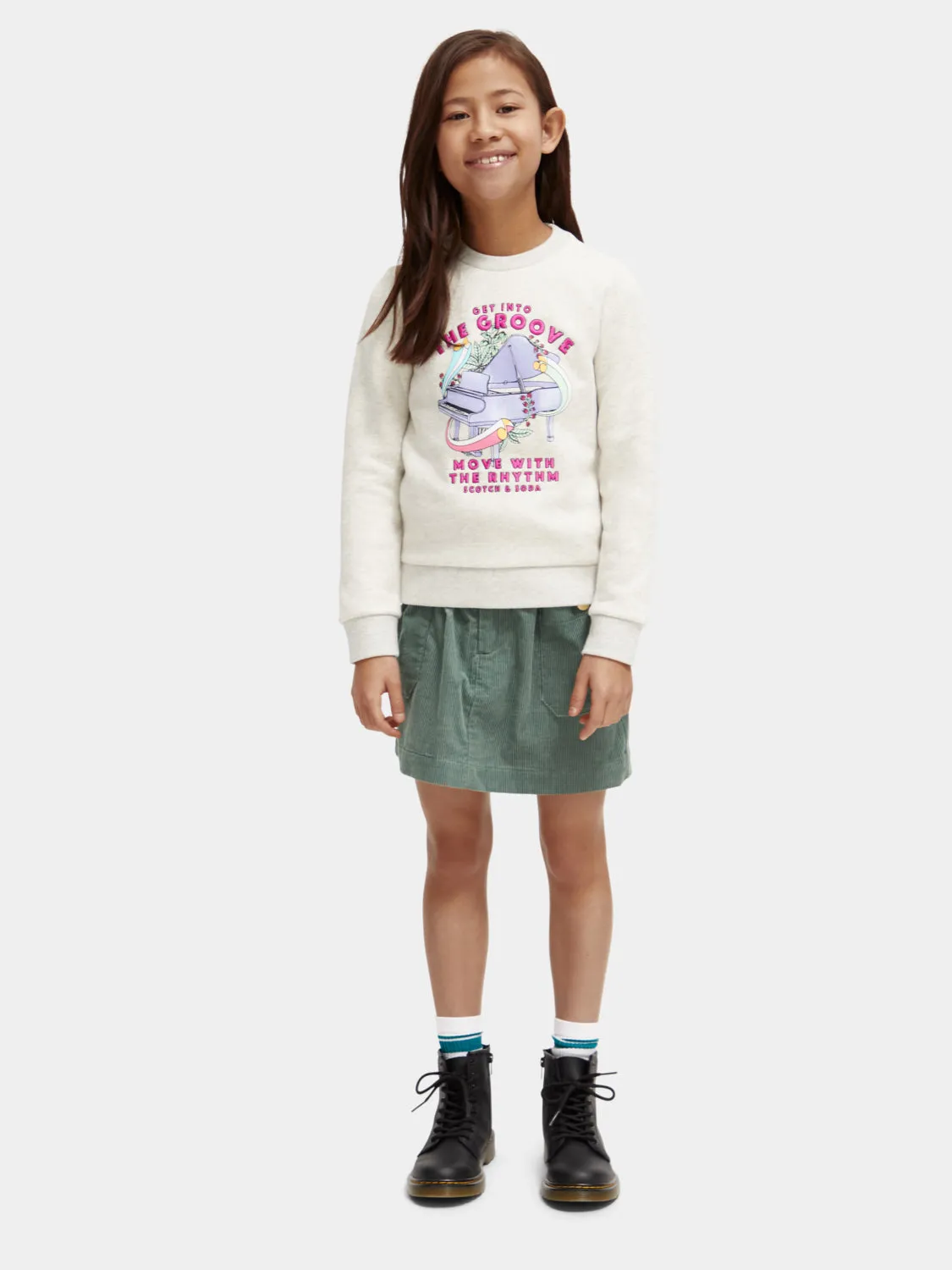 Kids - Regular-fit artwork sweatshirt