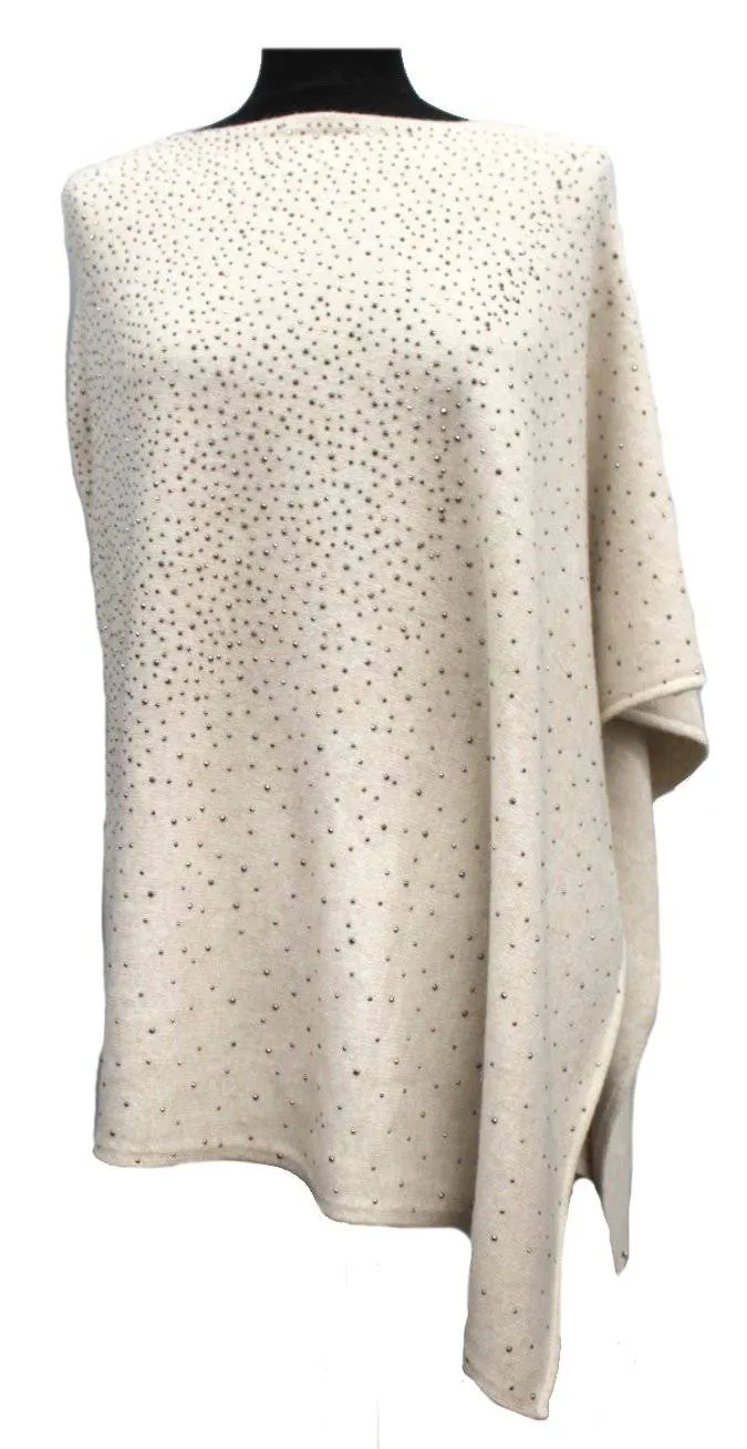 La Fiorentina Poncho with Embellishments