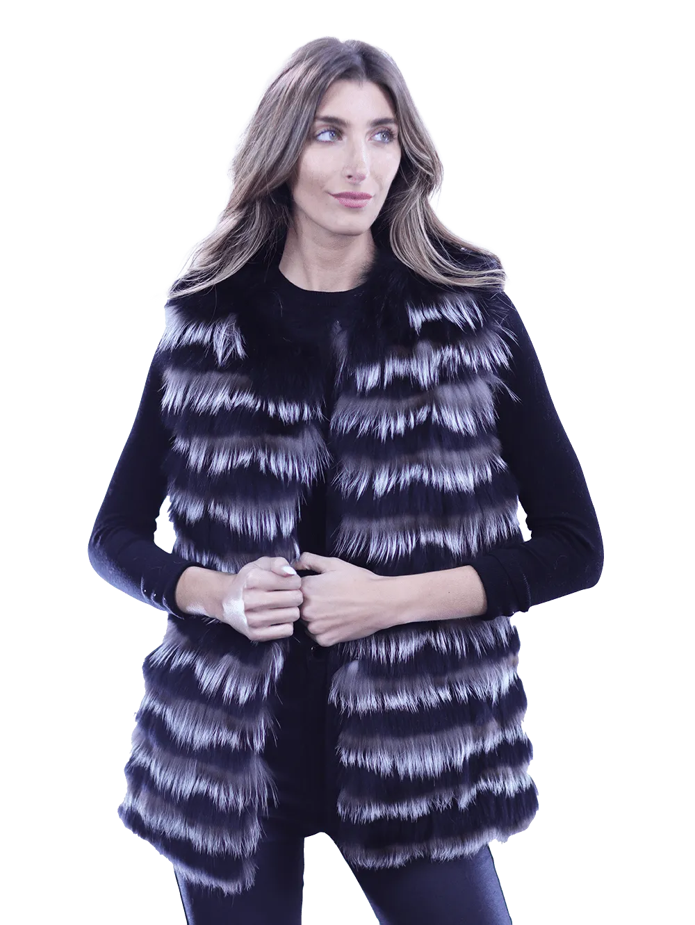 La Fiorentina Silver Fox Vest