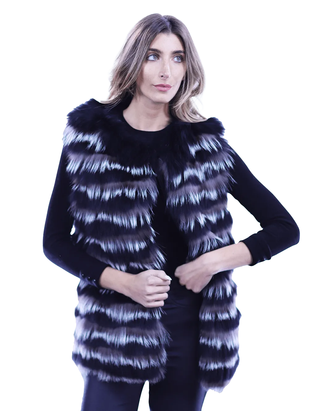 La Fiorentina Silver Fox Vest