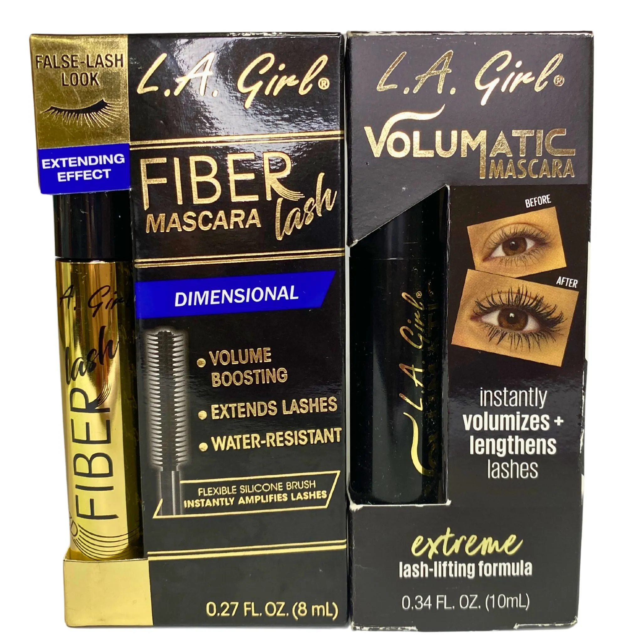 LA Girl Volumatic & Fiber Mascara (52 Pcs Lot)