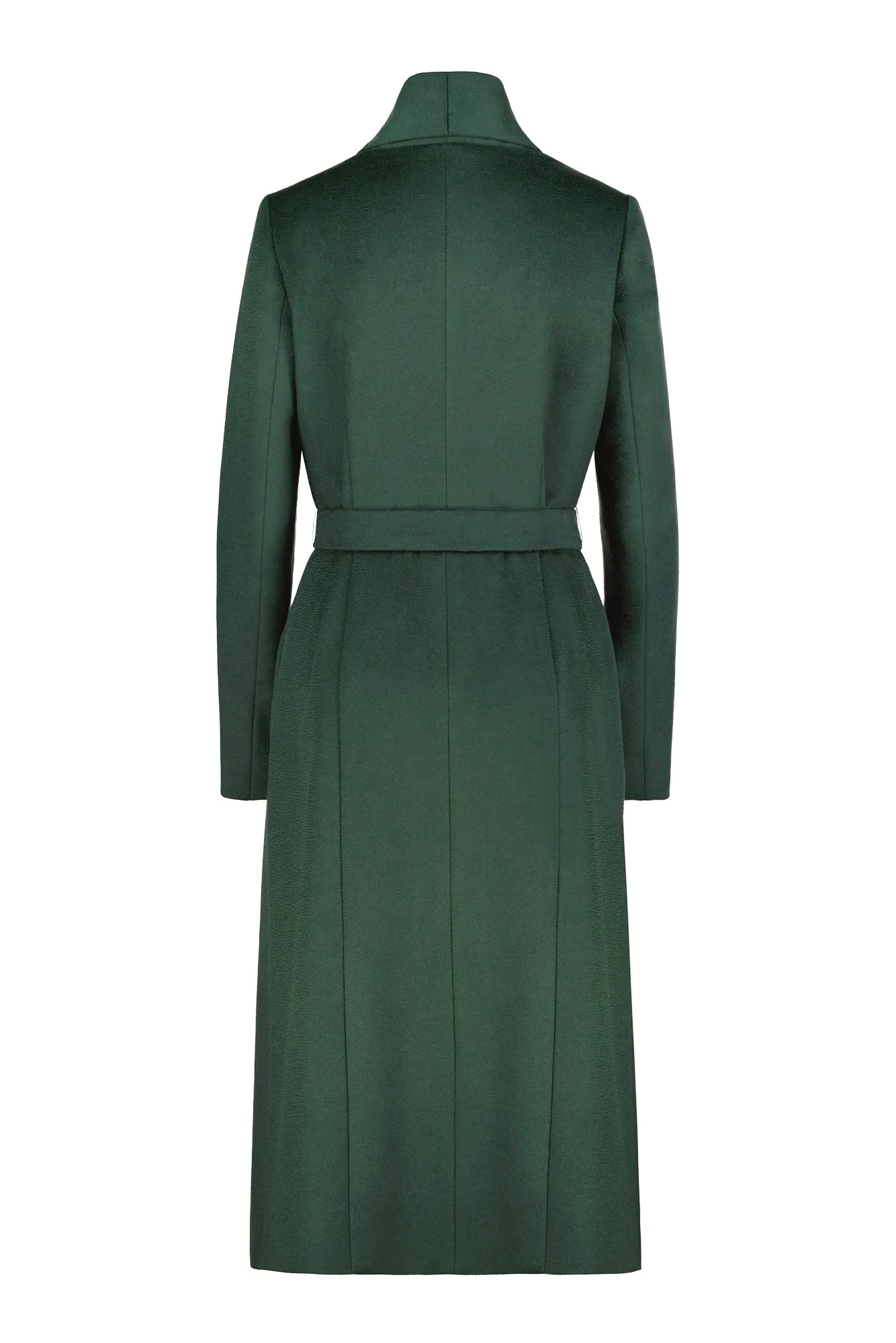 LIMONIUM GREEN WOOL LIGHTWEIGHT COAT