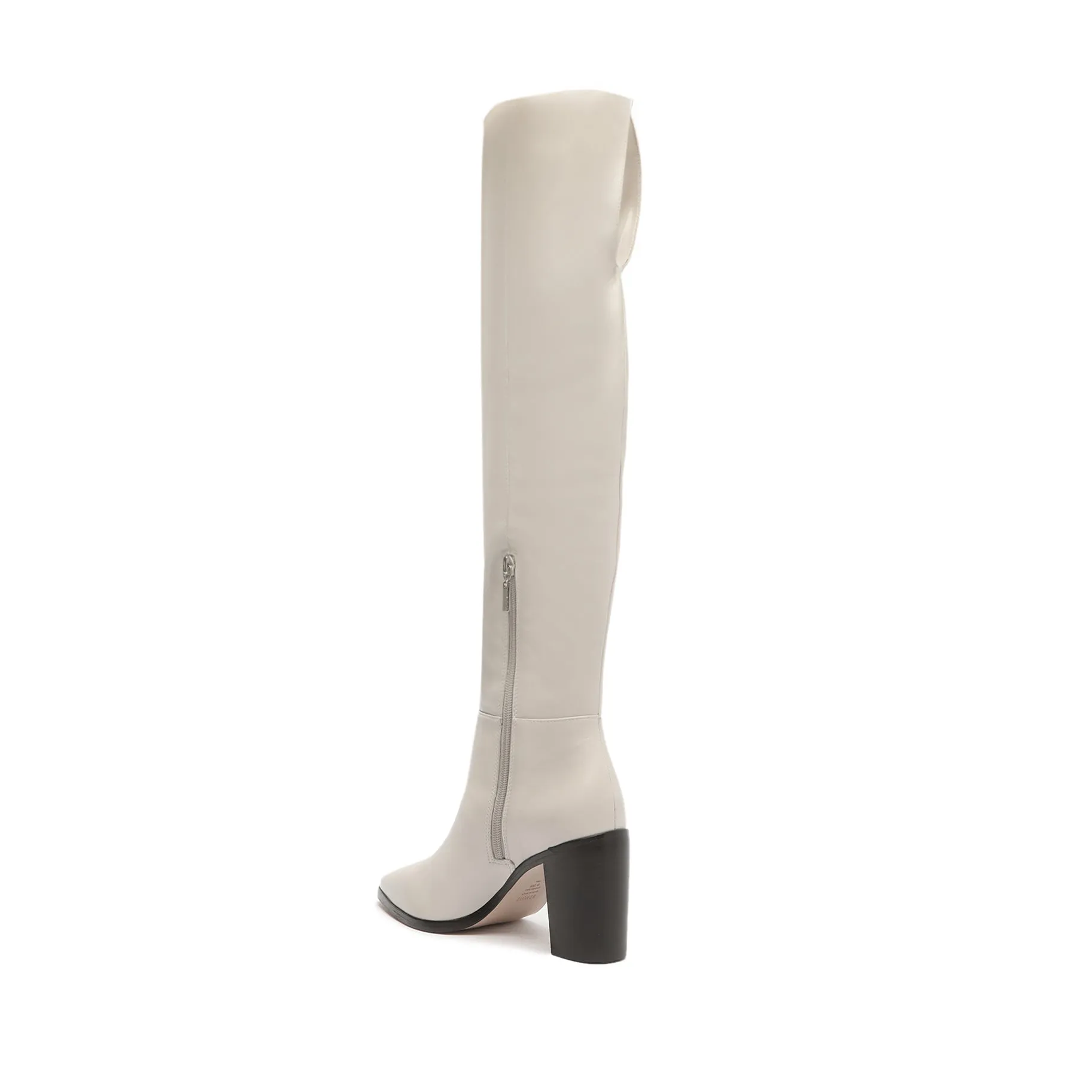 Magali Block Over the Knee Leather Boot