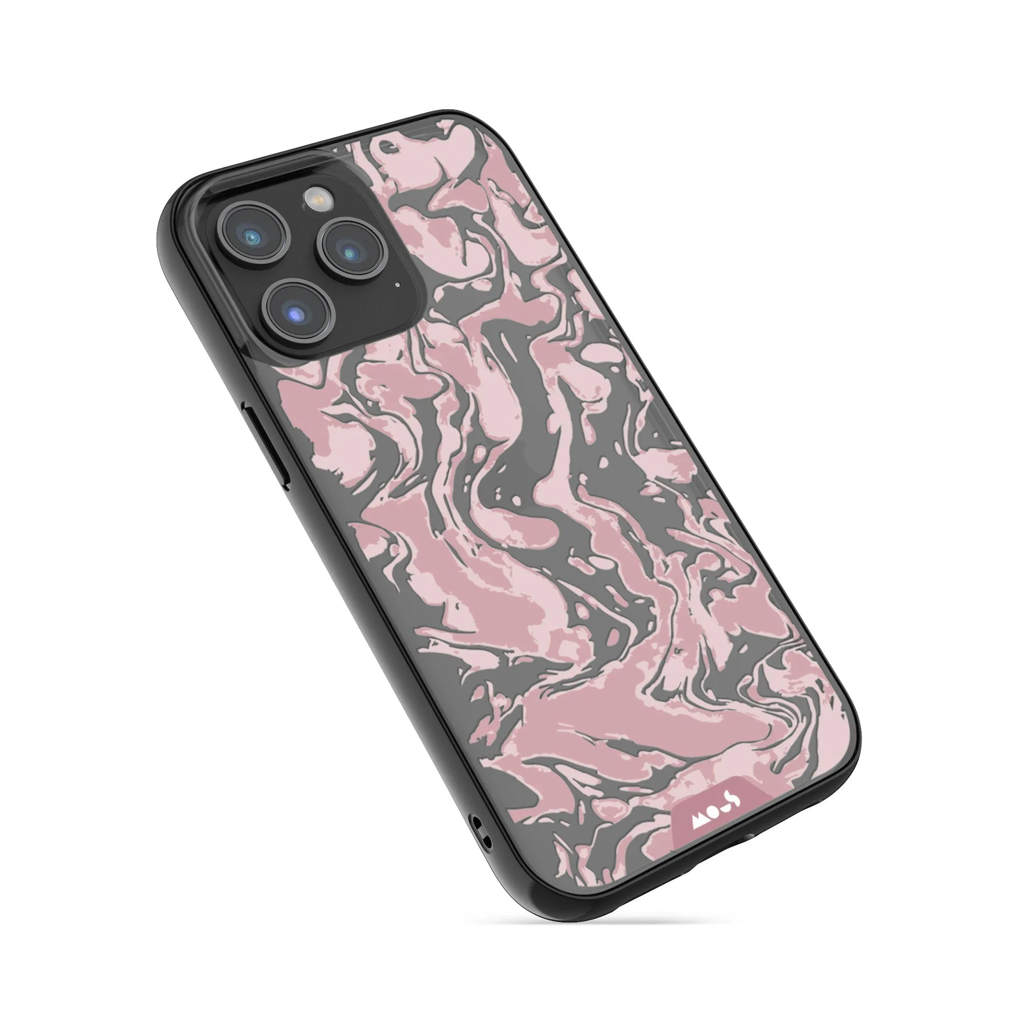 Marbled Dusky Pink Printed Phone Case - Clarity