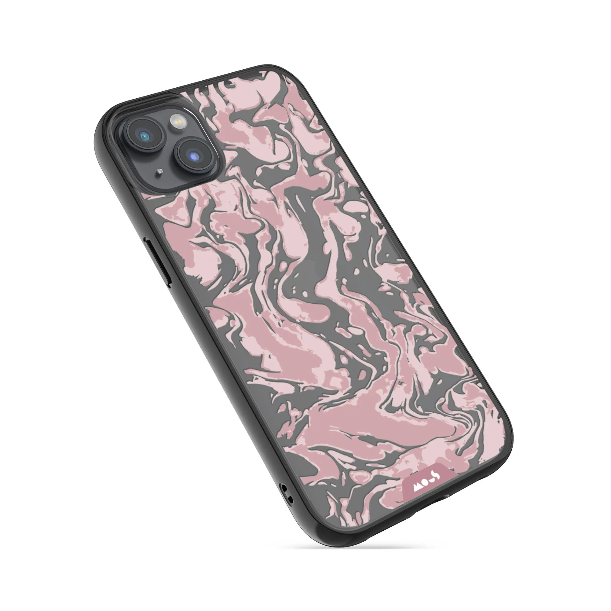 Marbled Dusky Pink Printed Phone Case - Clarity