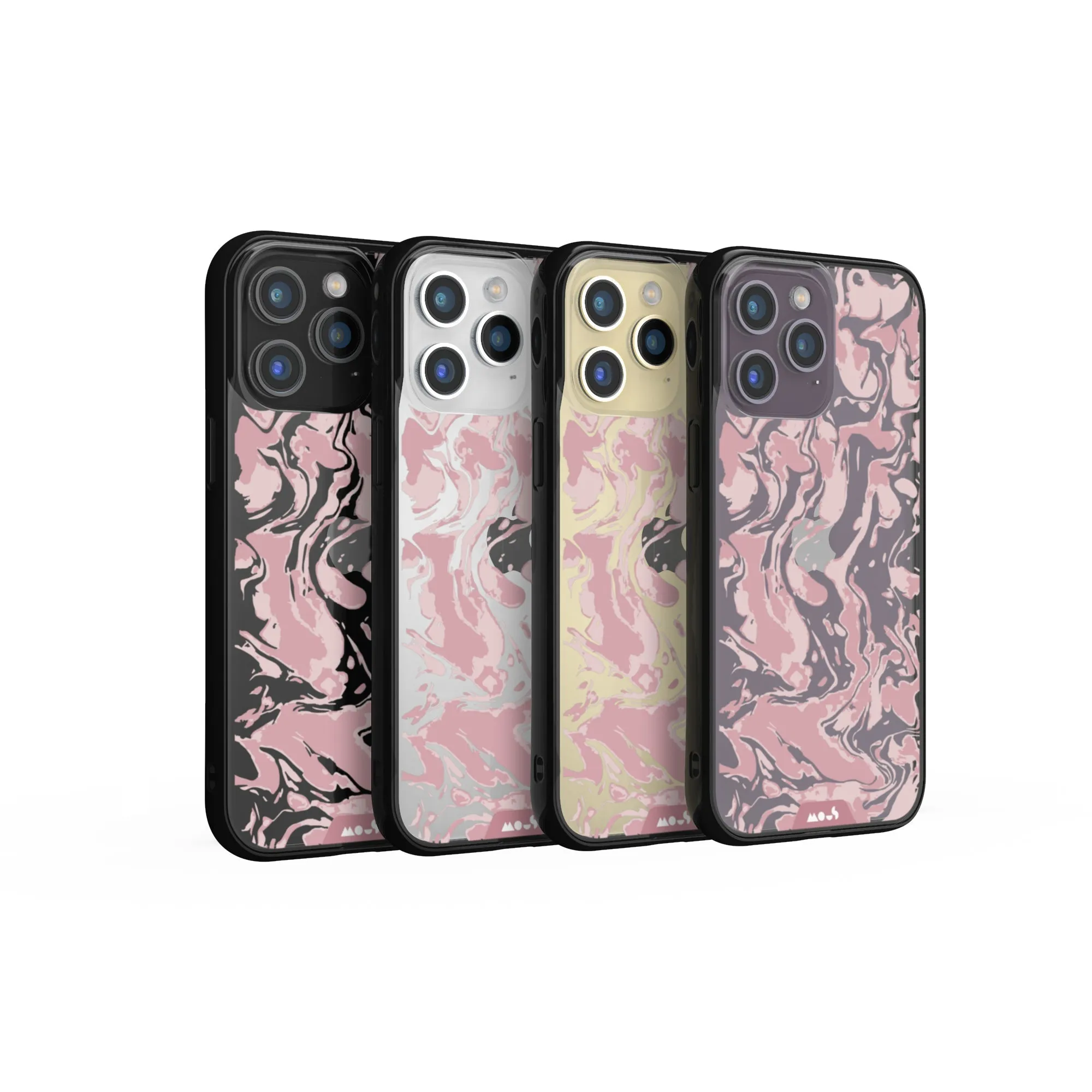 Marbled Dusky Pink Printed Phone Case - Clarity