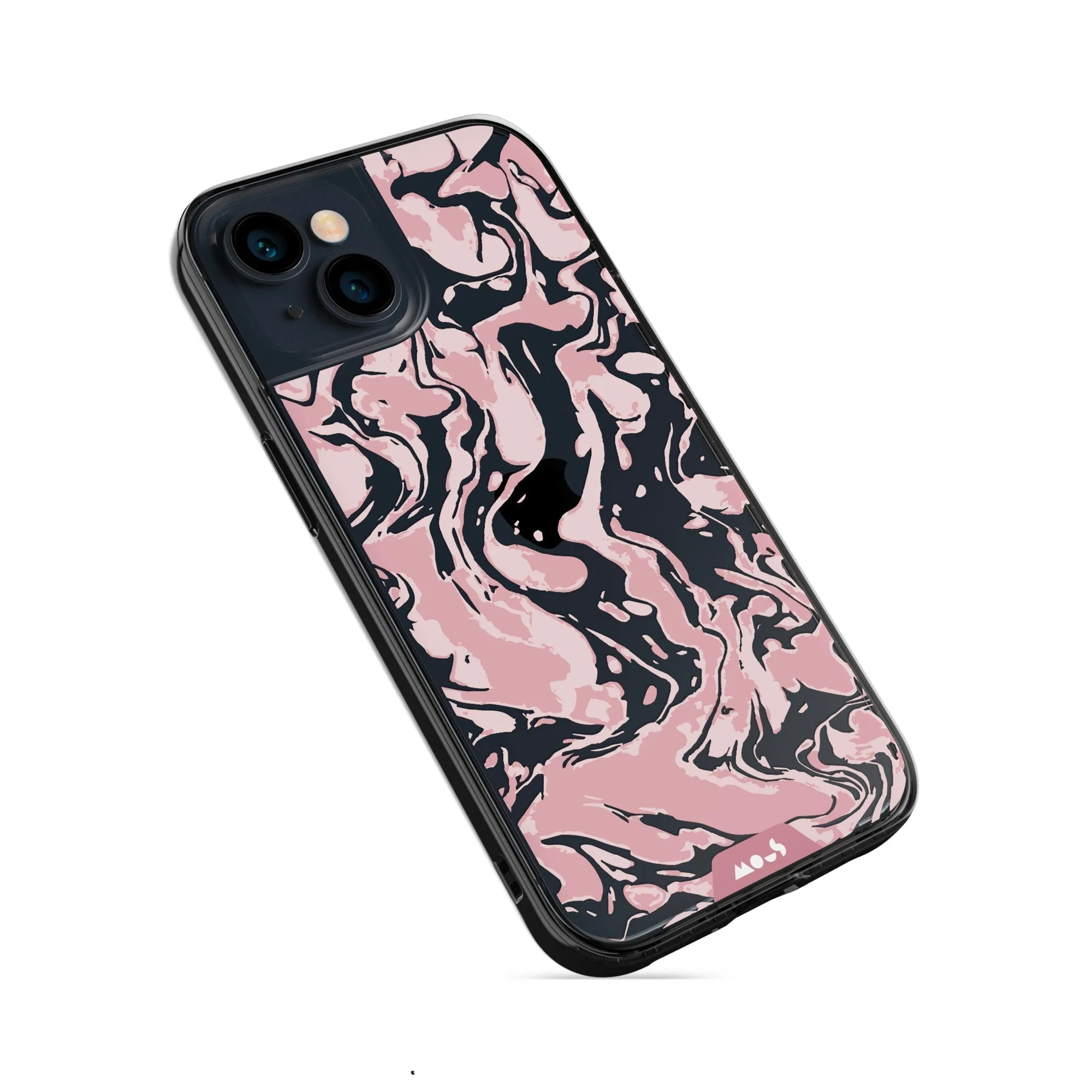 Marbled Dusky Pink Printed Phone Case - Clarity