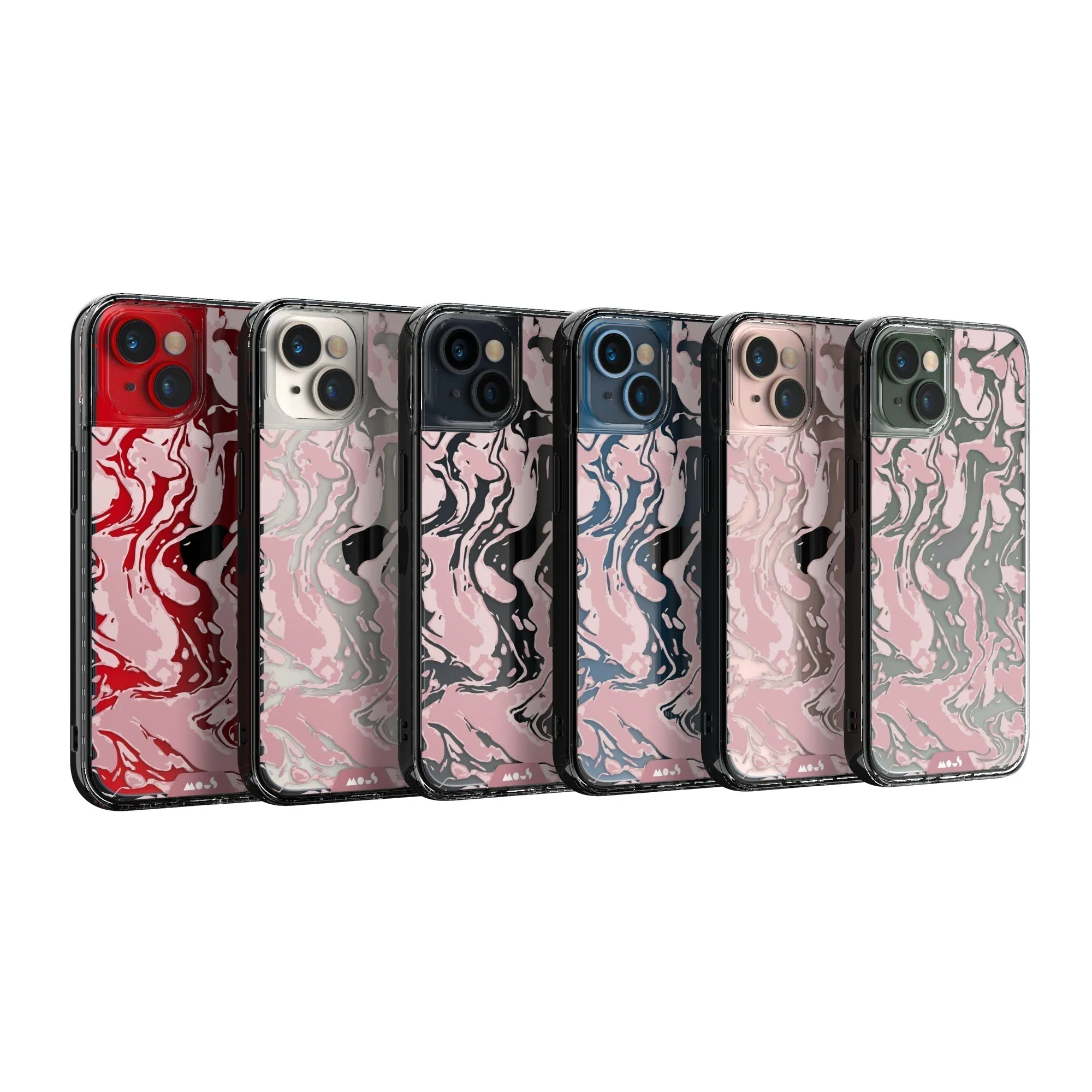 Marbled Dusky Pink Printed Phone Case - Clarity