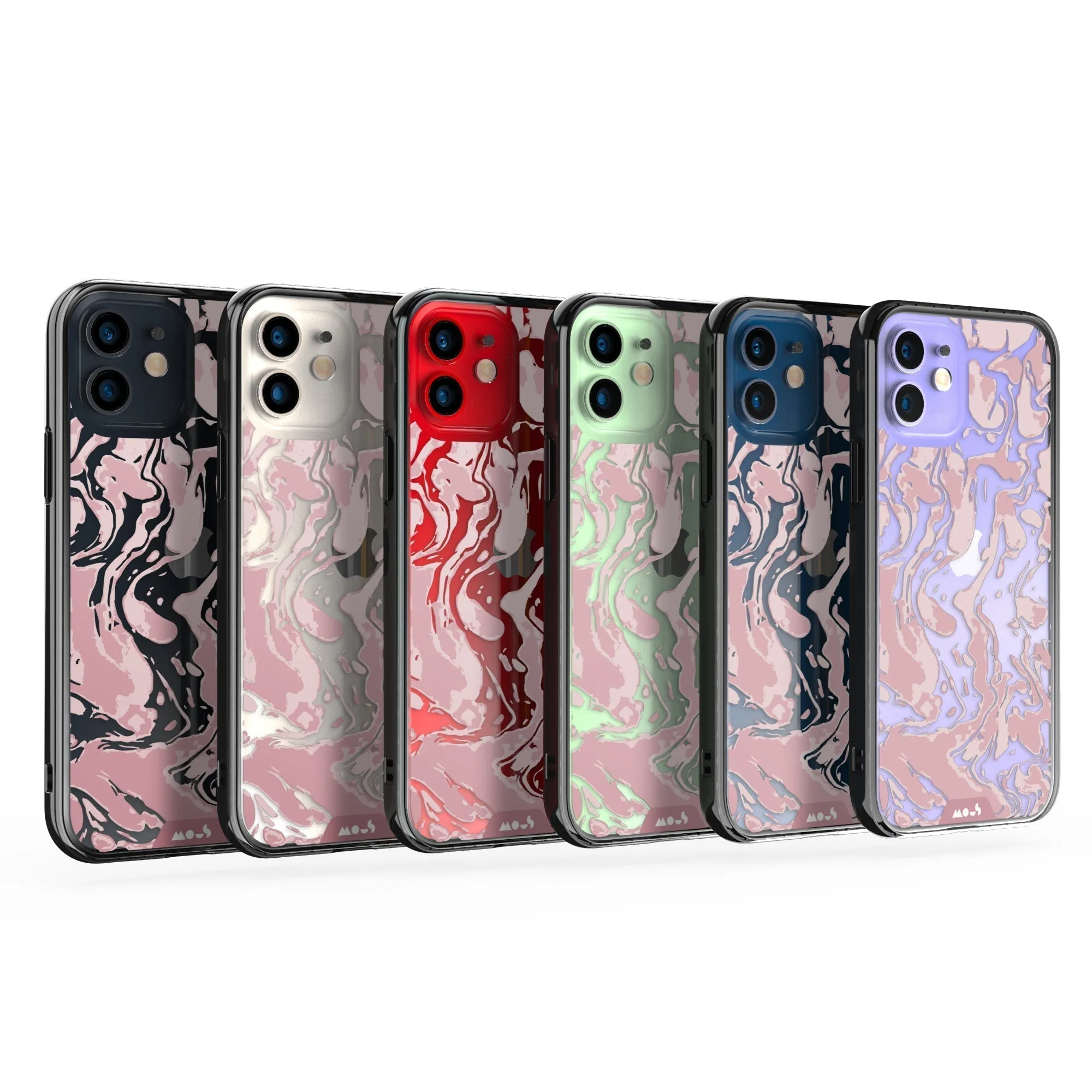 Marbled Dusky Pink Printed Phone Case - Clarity