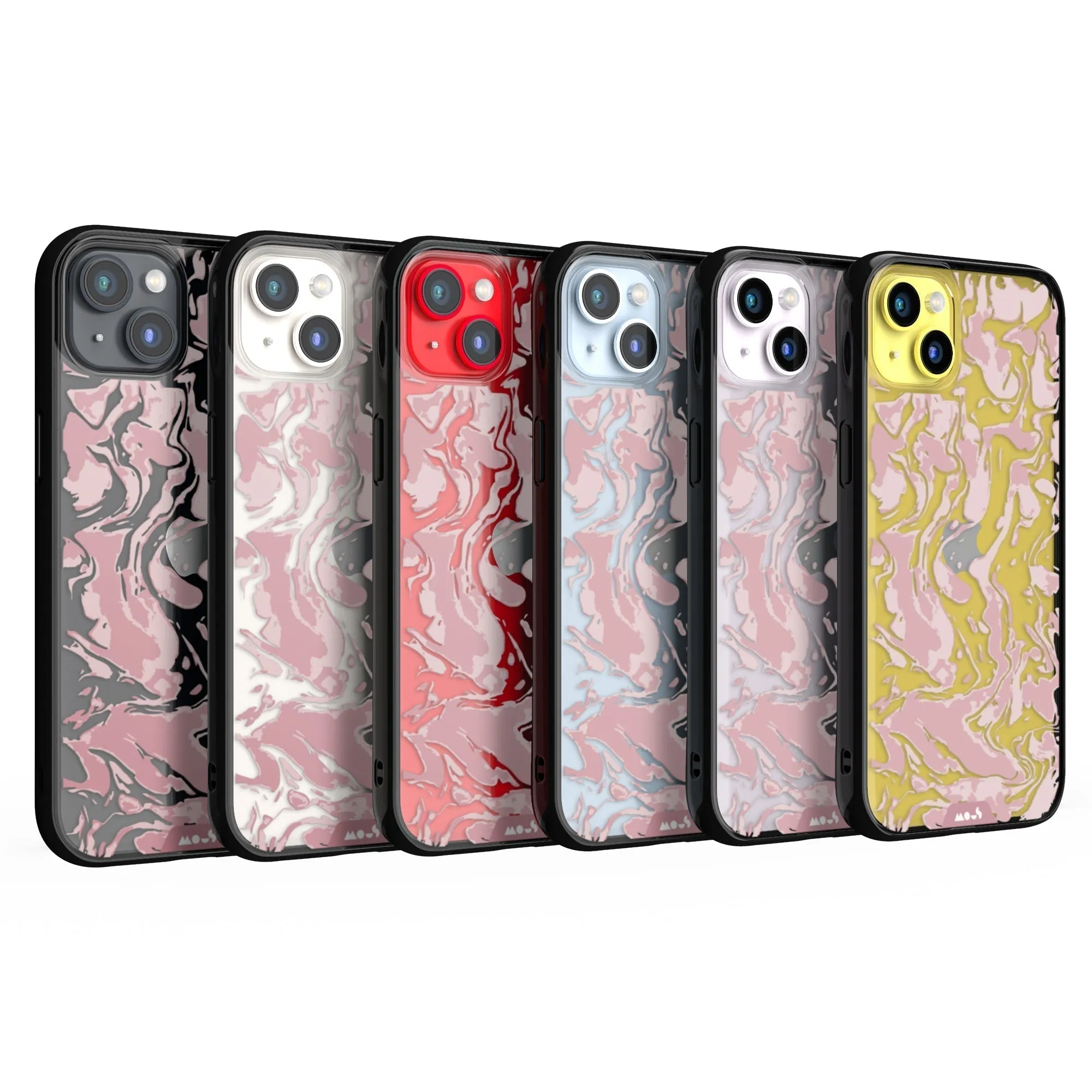 Marbled Dusky Pink Printed Phone Case - Clarity