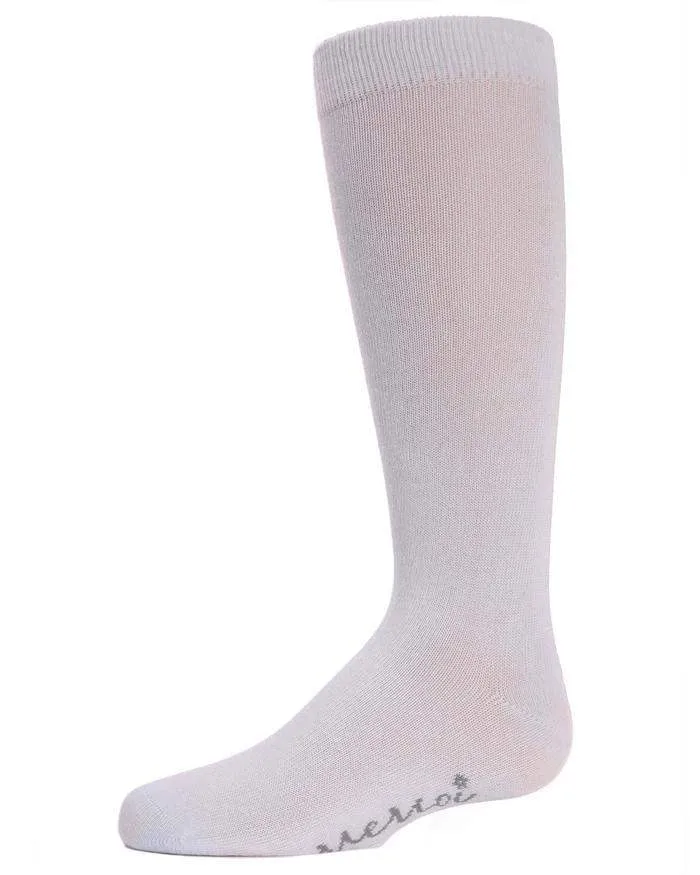 MeMoi Basic Knee High Cotton Socks Style: MK-5056