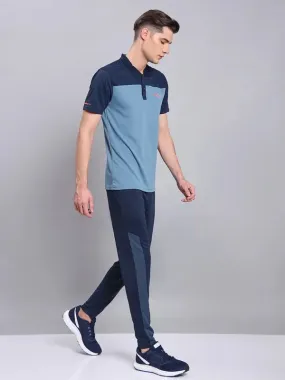 Men Colorblock Relax Fit Polo T-shirt with TECHNO COOL 