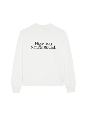 Mens Archive High-Tech Naturalists Club Sweatshirt—off-white