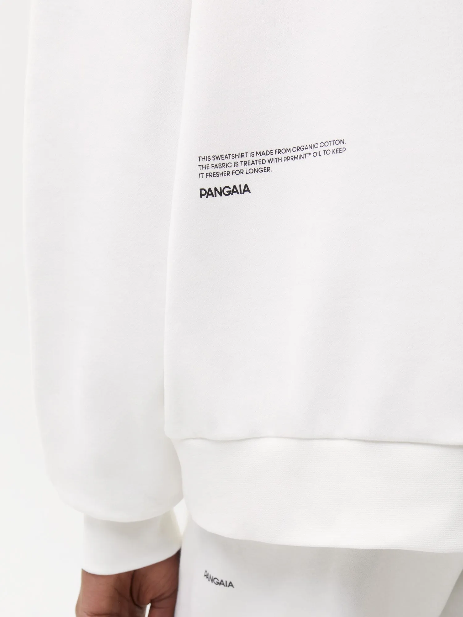 Mens Archive High-Tech Naturalists Club Sweatshirt—off-white