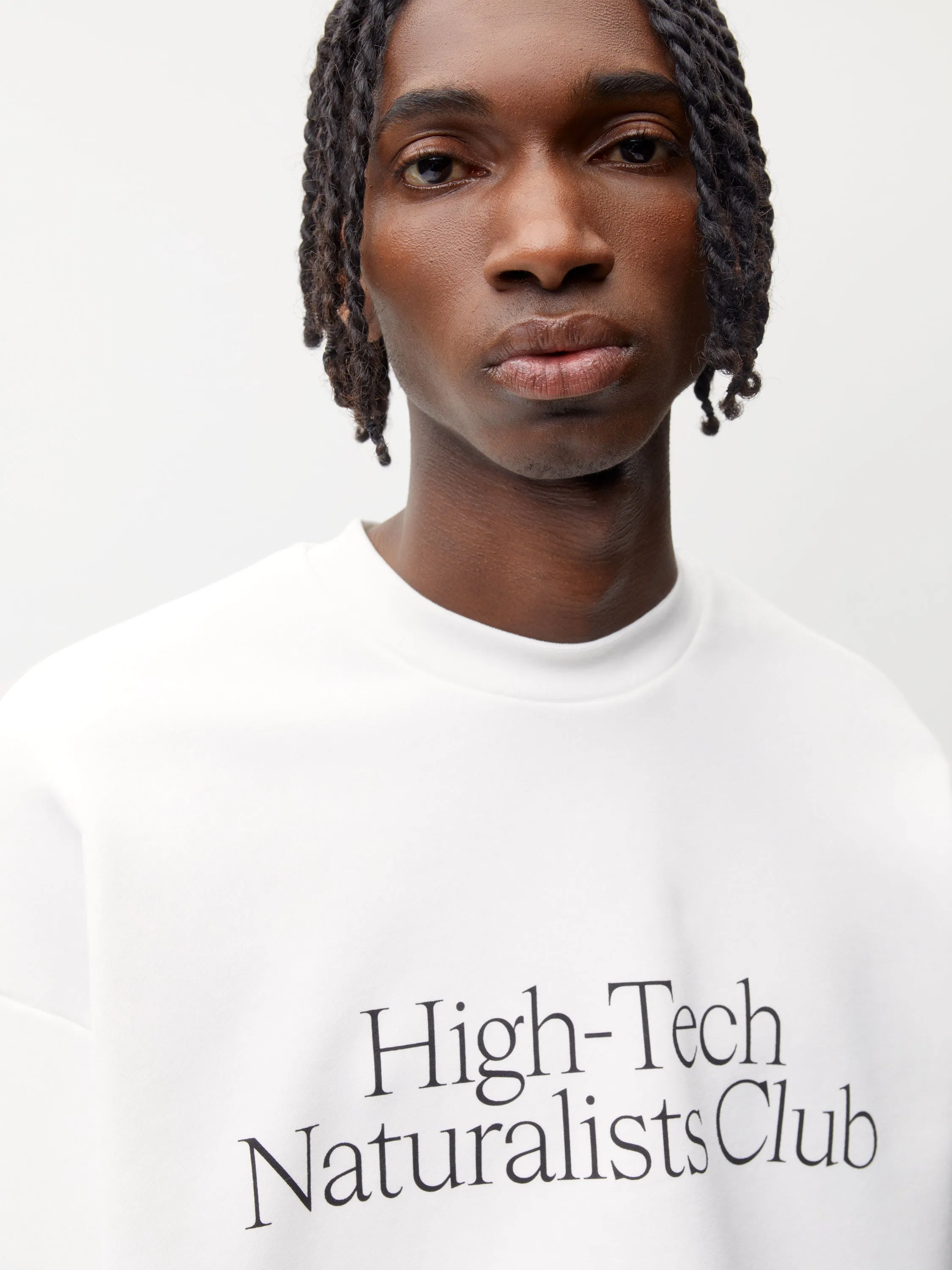 Mens Archive High-Tech Naturalists Club Sweatshirt—off-white