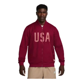 Men's Nike USA Woven Red Bomber Jacket