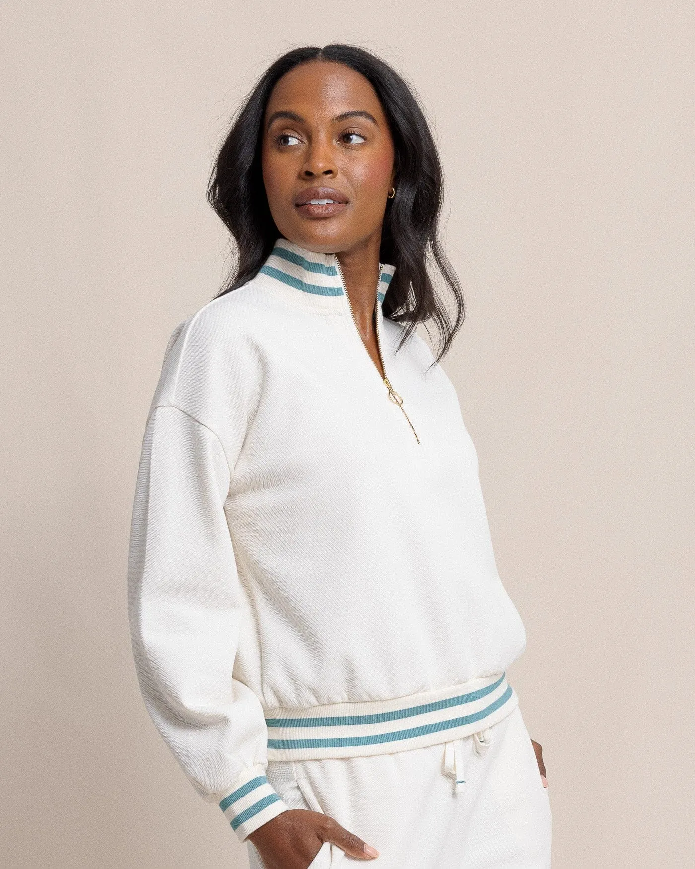 Mercy Luxe Lounge Half Zip Pullover