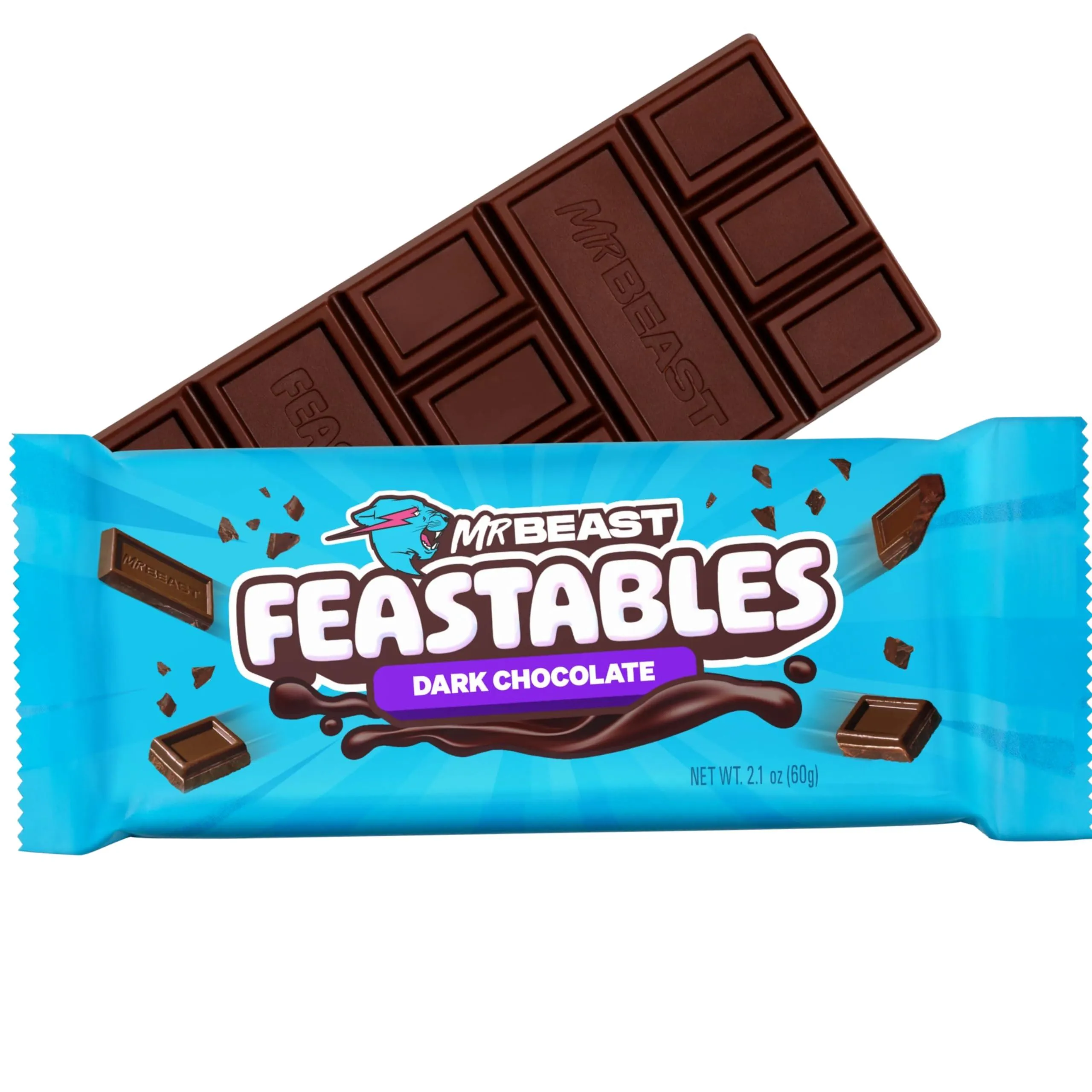 Mr. Beast Feastables MrBeast Dark Chocolate Bar (NEW)