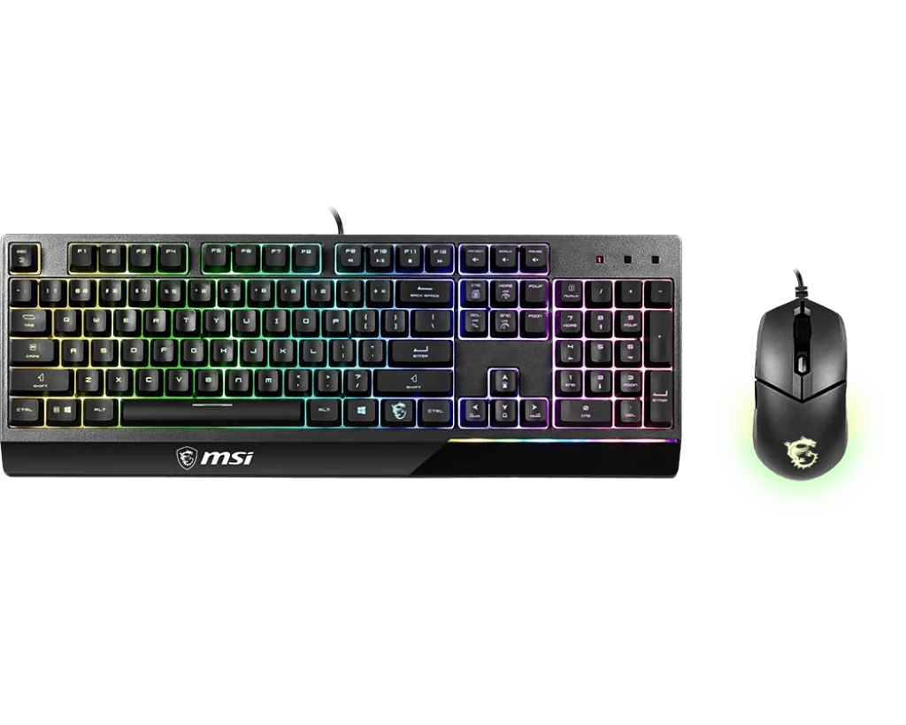 MSI Incent Gaming Tastatur/Maus Combo VIGOR GK30 Schwarz DE