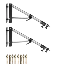 NEEWER 2 Pack 125cm Wall Mounting Triangle Boom Arm