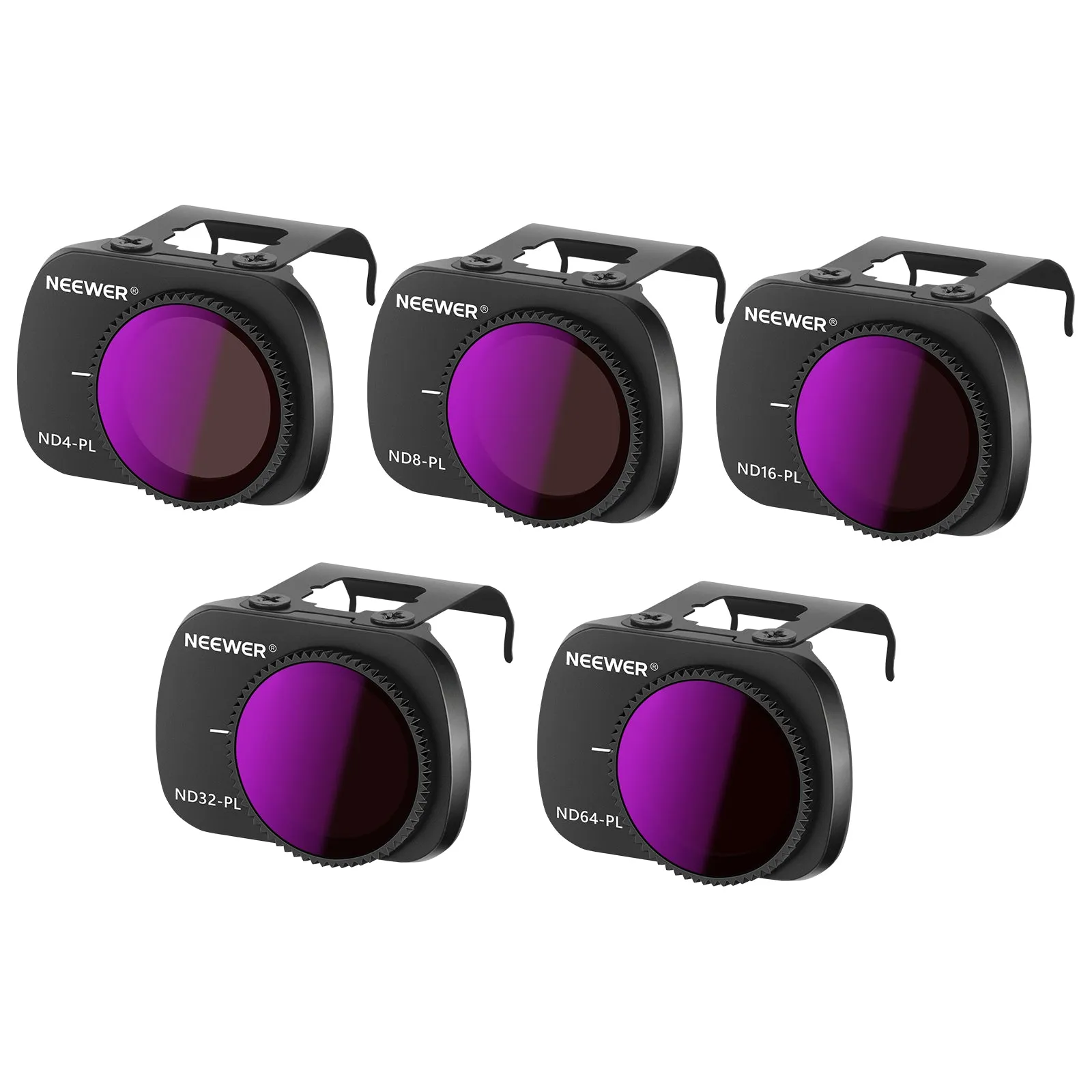 NEEWER 5 Pack ND Filter Set For DJI Mavic Mini/Mini 2/Mini SE/Mini 2SE