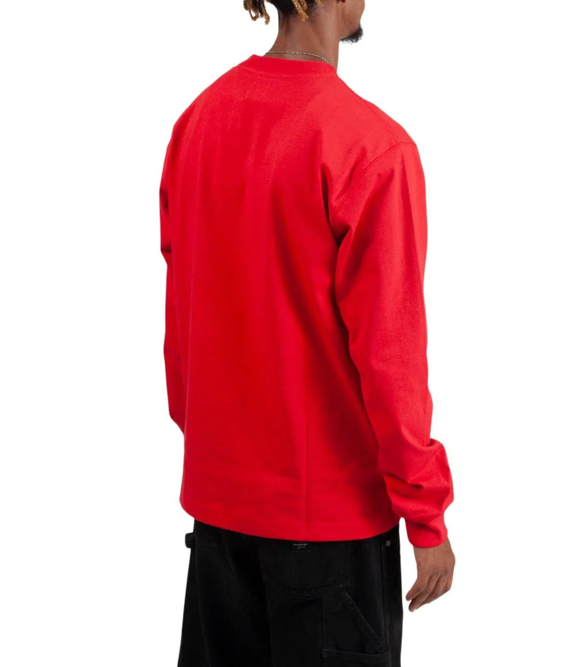 New Balance Made in USA Heritage Long Sleeve T-Shirt Red