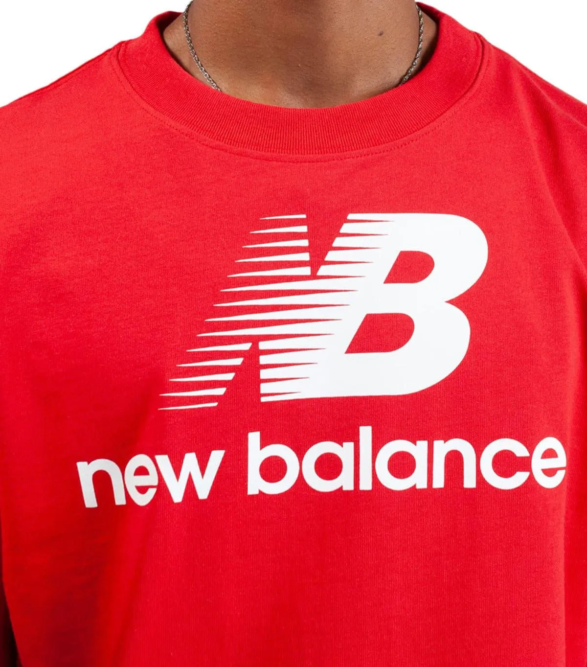 New Balance Made in USA Heritage Long Sleeve T-Shirt Red