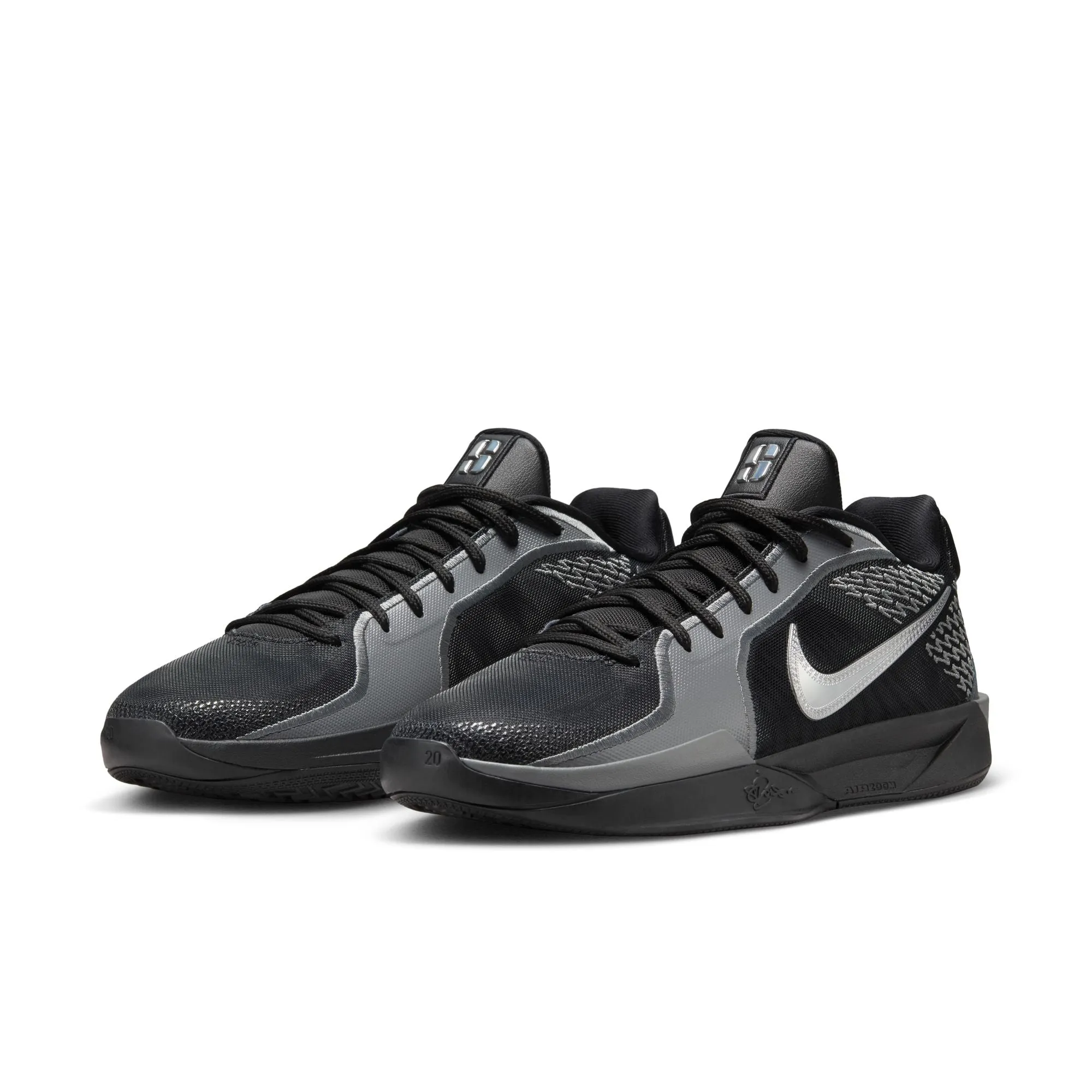 Nike Sabrina 2 Sabrina 2 "Mirrored" BLACK/METALLIC SILVER-SMOKE GREY FQ2174-001