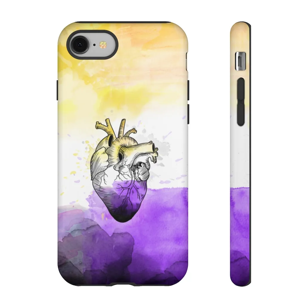 Non-Binary Proud at Heart Phone Case for Apple & Samsung