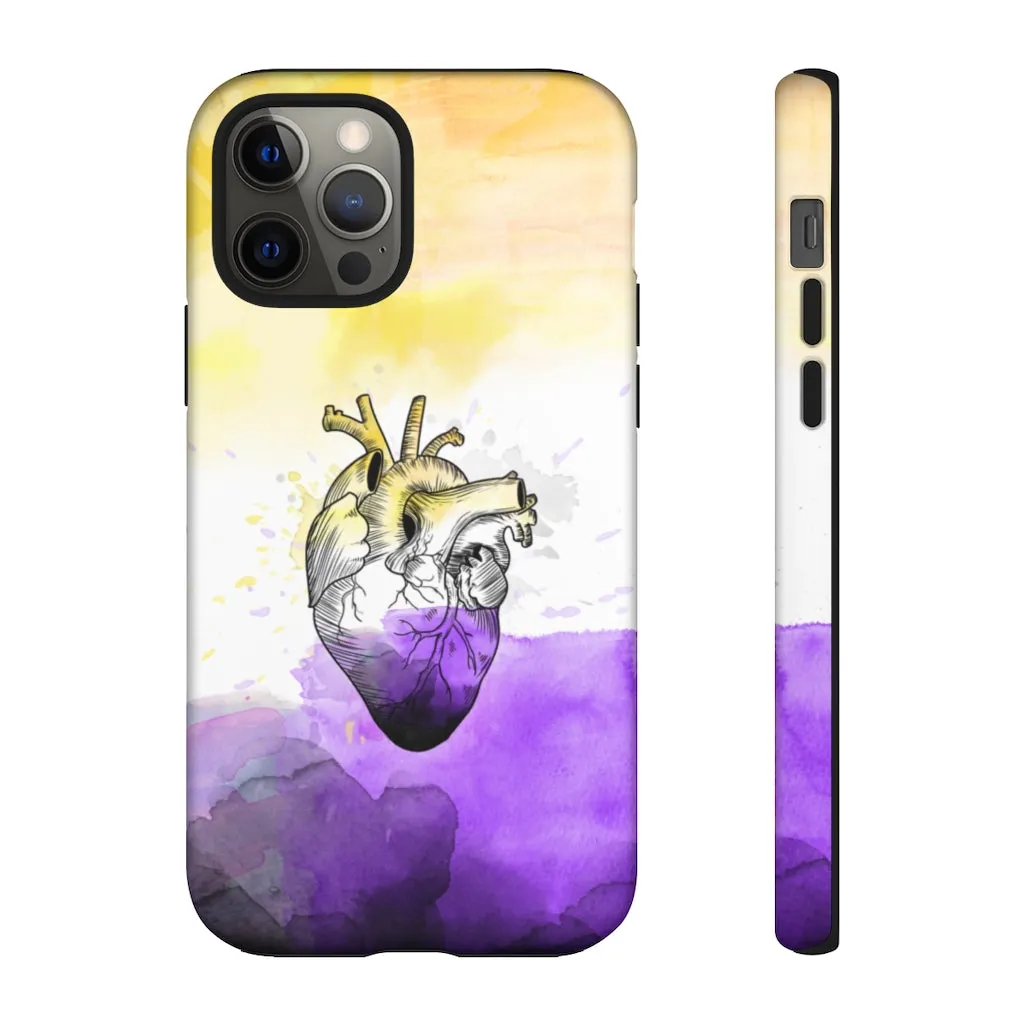 Non-Binary Proud at Heart Phone Case for Apple & Samsung