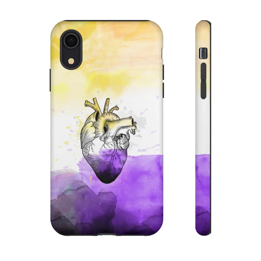 Non-Binary Proud at Heart Phone Case for Apple & Samsung