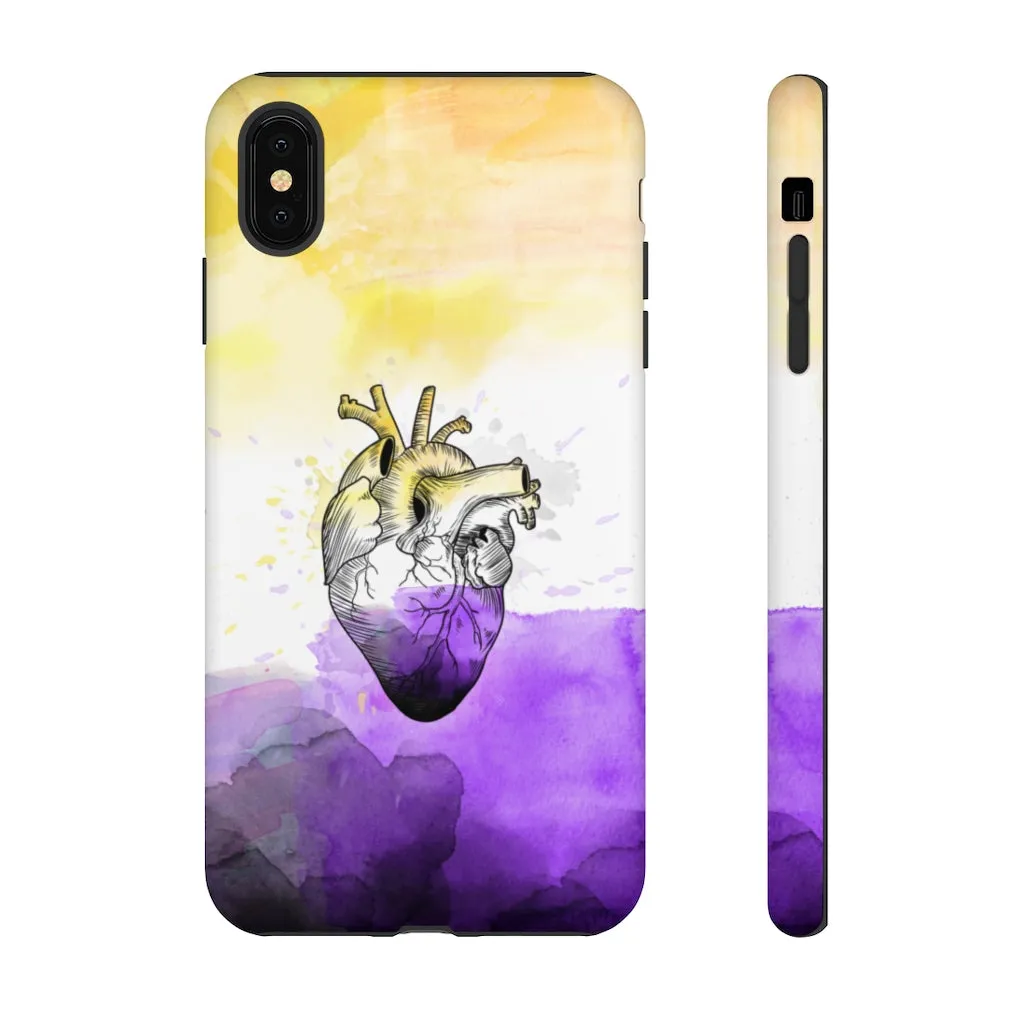 Non-Binary Proud at Heart Phone Case for Apple & Samsung