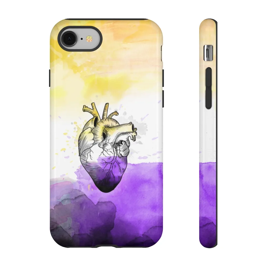 Non-Binary Proud at Heart Phone Case for Apple & Samsung