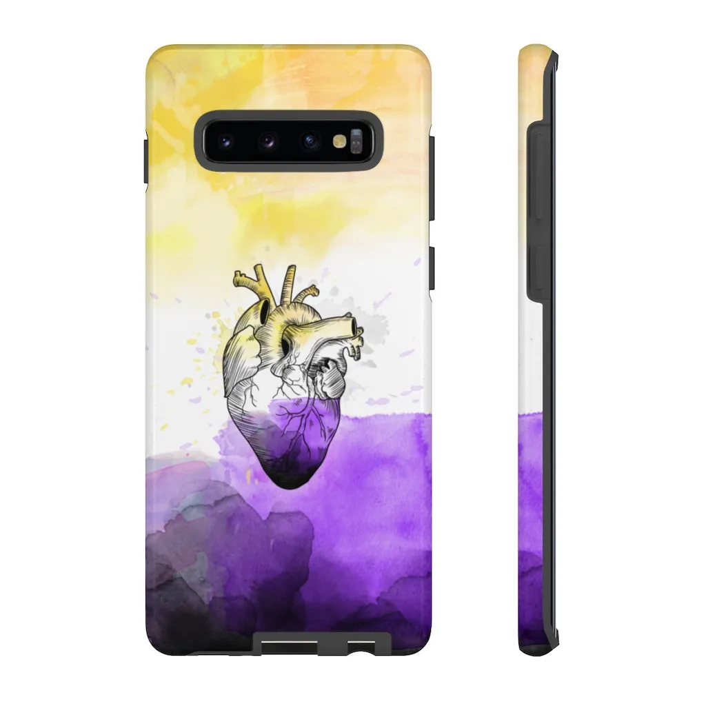 Non-Binary Proud at Heart Phone Case for Apple & Samsung