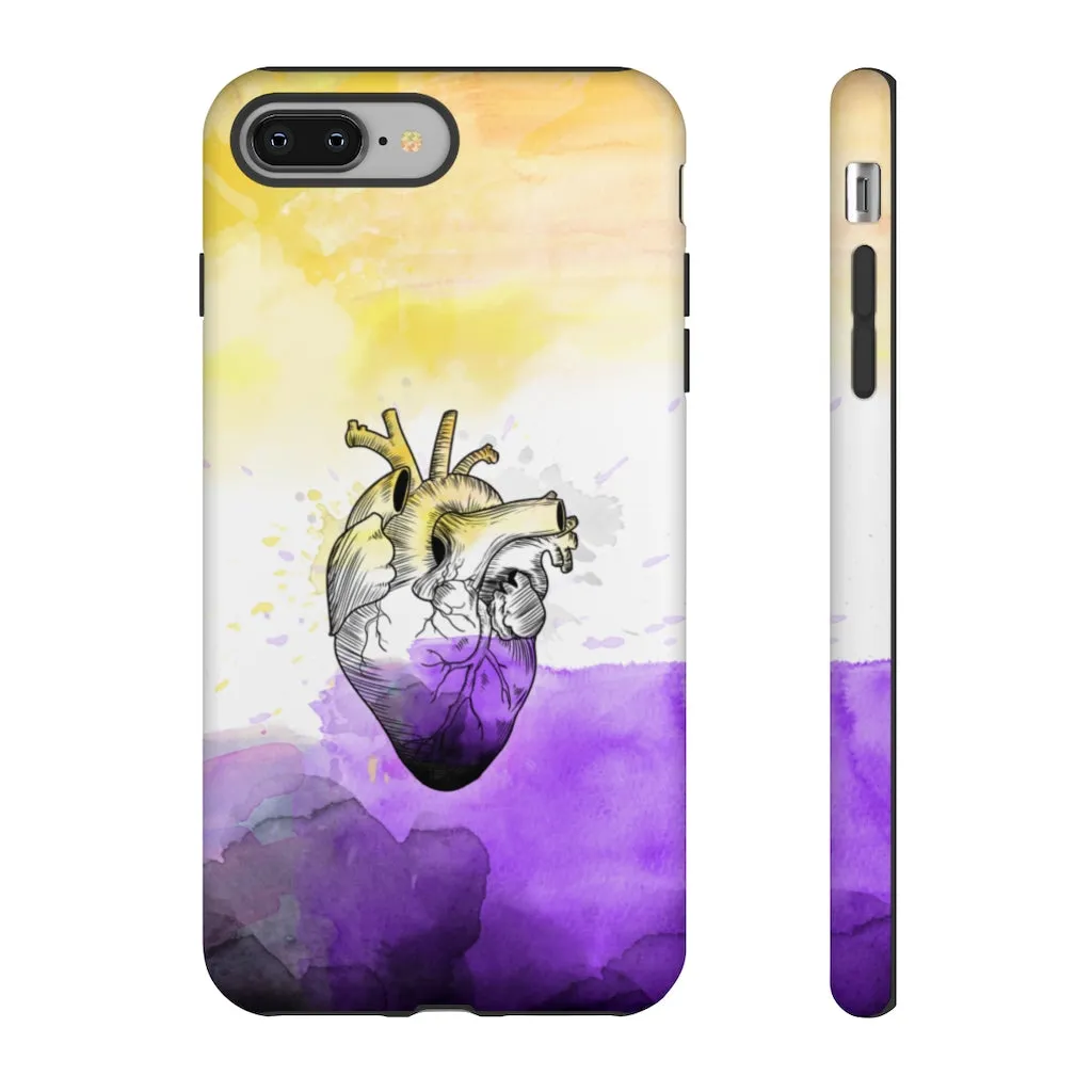 Non-Binary Proud at Heart Phone Case for Apple & Samsung