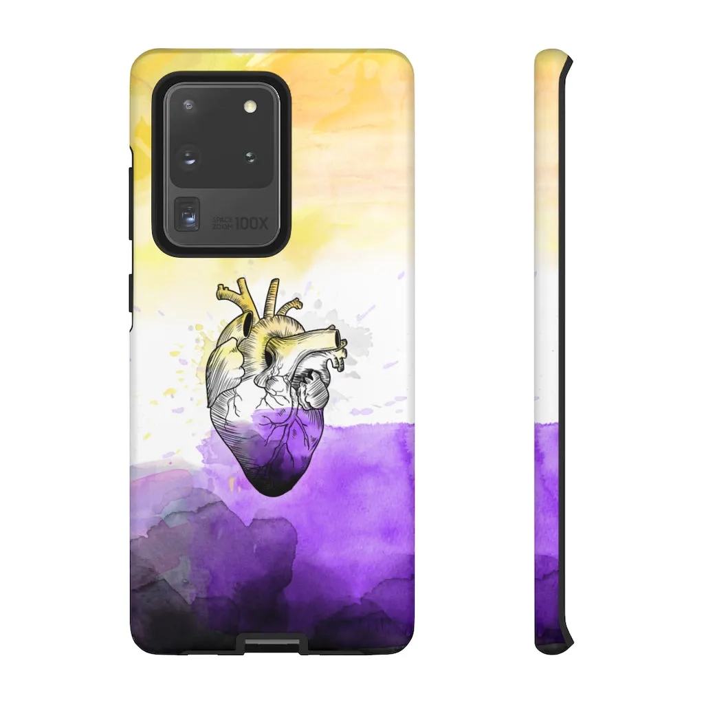 Non-Binary Proud at Heart Phone Case for Apple & Samsung