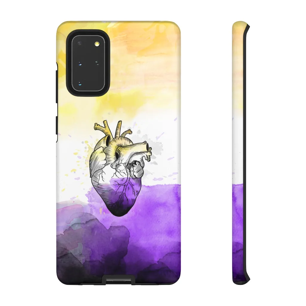 Non-Binary Proud at Heart Phone Case for Apple & Samsung