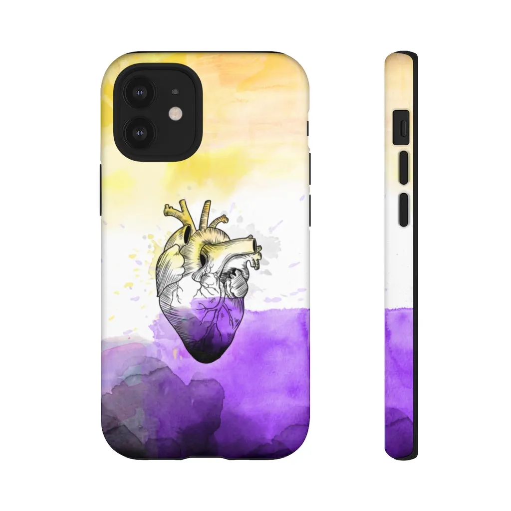 Non-Binary Proud at Heart Phone Case for Apple & Samsung