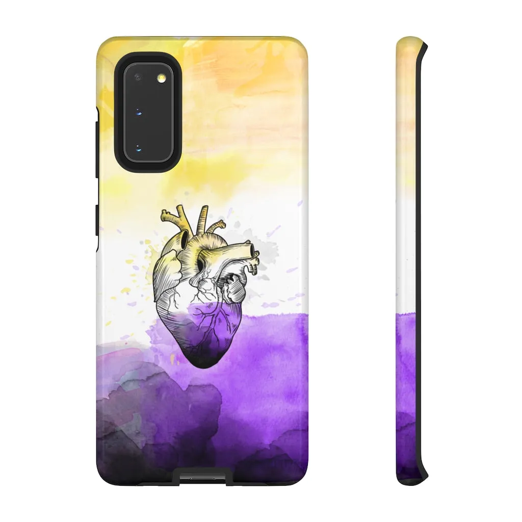 Non-Binary Proud at Heart Phone Case for Apple & Samsung